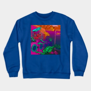 cambrian era laundromat Crewneck Sweatshirt